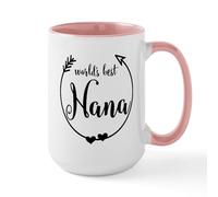 CafePress World's Best Nana Large Mug 15 oz (444 ml) Ceramic Coffee Mug