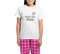 CafePress World's Best Nana Women's Light Pajamas Women's Novelty Cotton Pyjama Set, Comfortable PJ Sleepwear