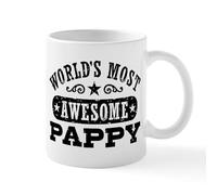 CafePress World's Most Awesome Pappy Mug 11 oz (325 ml) Ceramic Coffee Mug