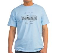 CafePress Wright Flyer Light T Shirt Men's Traditional Fit Light Casual Tshirt