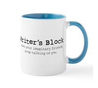 CafePress Writer's Block Mug 11 oz (325 ml) Ceramic Coffee Mug