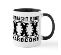 CafePress XXX Straight Edge Hardcore Punk Mug 11 oz (325 ml) Ceramic Coffee Mug