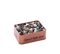 Cafer Erol 1807 Stone Shaped Chocolate Dragee 150g - Handmade Candy Coated Chocolates, Fun Stone Look Candy, Luxury Gift Tin Box Retro