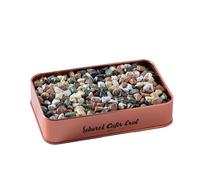 Cafer Erol 1807 Stone Shaped Chocolate Dragee in Retro Tin Box 300g - Handmade Candy-Coated Chocolates, Traditional Turkish Confectionery, Luxury Gift Tin