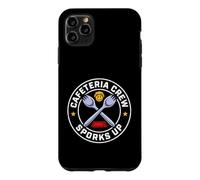 Cafeteria Crew Sporks Up Lunch Funny Lady School Staff Team Case for iPhone 11 Pro Max