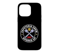 Cafeteria Crew Sporks Up Lunch Funny Lady School Staff Team Case for iPhone 14 Pro Max