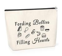 Cafeteria Gifts Cosmetic Pouch School Cafeteria Staff Appreciation Gifts Lunch Lady Gift for Friend Sister Her Colleague Cafeteria Crew Gift Cafeteria Lady Presents Travel Zipper Pouch