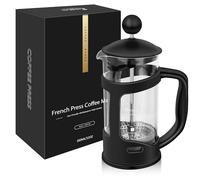 Cafetiere 2 Cups French Press, Small Coffee Press for Ground Coffee, Maximum Flavor Coffee Brewer with Stainless Steel Filter, Perfect for Coffee Lover Gifts, 12 oz/350 ML
