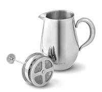 Cafetiere French Press Coffee Maker by VeoHome - Unbreakable and Keeps Coffee Hotter for a Long time Thanks to its Double Wall (1 Liter)