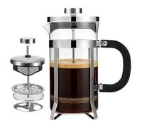 Cafetiere French Press, Coffee presses for Ground Coffee, 304 Stainless Steel and High Borosilicate Glass Material, Premium Gift for Enthusiasts 350ml/3 Cup