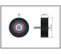 Fits CAFFARO ROLKI NAPINACZY 01-01 BELT TENSIONER ROLLER 70X8X26 FORD ⭐UK Stock⭐