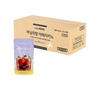Caffe Bene Americano Vanilla Flavoured Ready to Drink Coffee Pouch, 100% Arabica Korean Iced Coffee Beverage, Box of 50 x 190ml