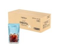 Caffe Bene Iced Americano Ready to Drink Coffee Pouch, 100% Arabica Korean Black Coffee Beverage, Box of 50 x 190ml