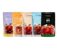 Caffe Bene Pouch Coffee 190ml Assorted 3 Flavours (10 Packs) - Ready to Drink Iced Coffee - Instant & Convenient Pouch Beverage