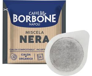 Caffè Borbone Black Coffee Blend Compostable Pod - 100 x 44mm Paper Pods of Intense, Full-Bodied ESE Coffee Pods - Compostable Capsules Compatible with ESE and Pump Espresso Systems