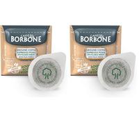 Caffè Borbone Black Coffee Blend Compostable Pod - 50 x 44mm Paper Pods of Intense, Full-Bodied ESE Coffee Pods - Compostable Capsules Compatible with ESE and Pump Espresso Systems (Pack of 2)