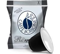 Caffè Borbone Black Respresso Capsules - 100 Nespresso* Compatible Borbone Coffee Pods - Intensity 10 Espresso Pods - Coffee Pods Compatible With Nespresso* Machines for Domestic Use