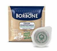 Caffè Borbone Blue Coffee Blend Compostable Pod - 100 x 44mm Paper Pods of Rich, Full-Bodied ESE Coffee Pods - Compostable Capsules Compatible with ESE System