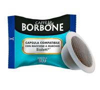 Caffè Borbone Blue Coffee Blend (Pack of 50) - Robust and Creamy Espresso Grounds - Coffee Pods Compatible with Bialetti* Machines for Domestic Use