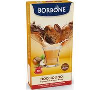 30 Olive Pit Capsules borbone Cappuccino with Hazel Compatible Nespresso