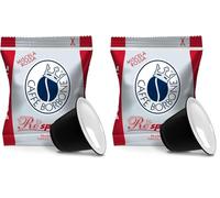 Caffè Borbone Coffee Respresso, Red Blend - 100 Capsules - Compatible with Nespresso®* Home Machines (Pack of 2)