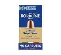 Caffè Borbone Crema Superiore - 90 Coffee Capsules - Rich and Smooth - Compatible with Nespresso®* coffee machines for domestic use