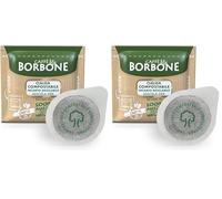 Caffè Borbone Dek Decaffeinated Coffee Blend Compostable Pod - 50 x 44mm Paper Pods of Rich, Full-Bodied ESE Coffee Pods - Compostable Capsules Compatible with ESE and Pump Espresso Systems
