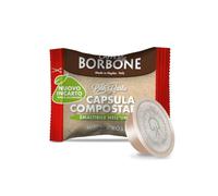 Caffè Borbone Don Carlo Compostable Capsules, Red Coffee Blend - 100 Capsules - Compatible with Lavazza®* A Modo Mio®* coffee machines for domestic use