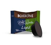 Caffè Borbone Don Carlo Light Coffee Blend - Pack of 100 Reduced Caffeine Coffee Capsules with A Light and Delicate Blend - Compatible with Lavazza® A Modo Mio® Machines for Domestic Use