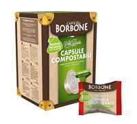 Caffè Borbone Don Carlo Compostable Capsules, Red Coffee Blend - 50 Capsules - Compatible with Lavazza®* A Modo Mio®* coffee machines for domestic use