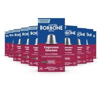 Caffè Borbone Espresso Intenso - 100 Coffee Capsules - Rich and Vibrant - Compatible with Nespresso®* coffee machines for domestic use