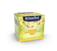 Caffè Borbone Ginger and Lemon Infusion - 72 Herbal Tea with Ginger and Lemon Peel Pods in 4 packs of 18 - Relaxing, Aromatic Fruit Tea Capsules Compatible with ESE and Pump Espresso Systems
