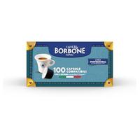 Caffè Borbone Gold Blend - 100 Capsules Compatible with Lavazza®* Blue®* and Lavazza®* in Black®* - Classic and Refined Taste, Premium Arabica - Intensity 7/10