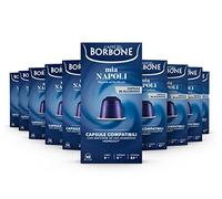 CAFFÈ BORBONE "Mia Napoli" Blend - 100 Aluminium Coffee Capsules (10 packs of 10) - Compatible with Nespresso* Coffee Machines for domestic use