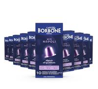 CAFFÈ BORBONE "Mia Napoli" Blend - 100 Aluminium Coffee Capsules (10 packs of 10) - Compatible with Nespresso* Coffee Machines for domestic use
