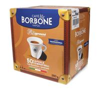 Caffè Borbone Respresso, Red Coffee Blend - 50 Capsules - Compatible with Nespresso coffee machines for domestic use