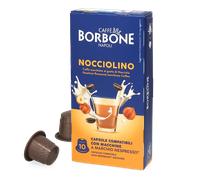 30 Olive Pit Capsules borbone Cappuccino with Hazel Compatible Nespresso