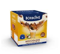 Caffè Borbone Nocciolone - Hazelnut flavored Cappuccino - 64 Capsules (4 packs of 16) - Compatible with Nescafè®* Dolce Gusto®* Coffee Machines