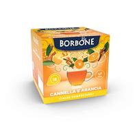 Caffè Borbone Orange and Cinnamon Infusion - 72Tea Pods in 4 packs of 18 - Immune-Boosting and Antioxidant Herbal Tea Capsules Compatible with ESE and Pump Espresso Systems