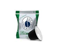 Caffè Borbone Respresso, Dek Decaffeinated Coffee Blend - 50 Capsules - Compatible with Nespresso* coffee machines for domestic use