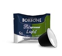 Caffè Borbone Respresso Light Blend Coffee Capsules (Pack of 50) - Delicious Espresso Blend Coffee With Less Caffiene- Compatible With Nespresso* Machines for Domestic Use