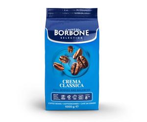 Caffè Borbone Roasted Coffee Beans - Crema Classica - Authentic Neapolitan Espresso - Intensity 8/10 - Full-bodied and Balanced Blend with Notes of Cocoa and Nuts - 1kg
