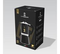 Caffe Mercanti Oro 8.8oz Italian Roast Ground Coffee + 6 Espresso Cups Moka - Made in Italy