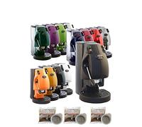 Caffè Partenope Frog Base Espresso Coffee Machine + 150 Pods - Yellow, 3 Count
