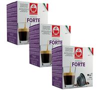 Caffè Tiziano Bonini Coffee Pods, Dolce Gusto Compatible Coffee Pods/Capsules. 3 Pack Espresso Forte Coffee Pods, Each Pack 16 Pods (Total 48 pods)