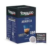 CAFFÈ TORALDO - ESE SYSTEM COFFEE PODS- RECYCLABLE PODS MISCELA Arabica - Box 150 PODS ESE44 7g