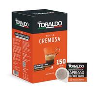 CAFFÈ TORALDO - ESE System Coffee PODS- Recyclable PODS MISCELA CREMOSA - Box 150 PODS ESE44 7g