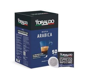 CAFFÈ TORALDO - MISCELA ARABICA - Box 50 PODS ESE44 7g