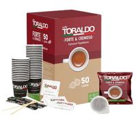 300 Coffee Pods TORALDO STRONG & CREAMY NEAPOLITAN ESPRESSO + ACCESSORY KIT