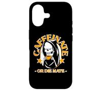 Caffeinate Or Die Mate Coffee Lover Drinker Case for iPhone 17
